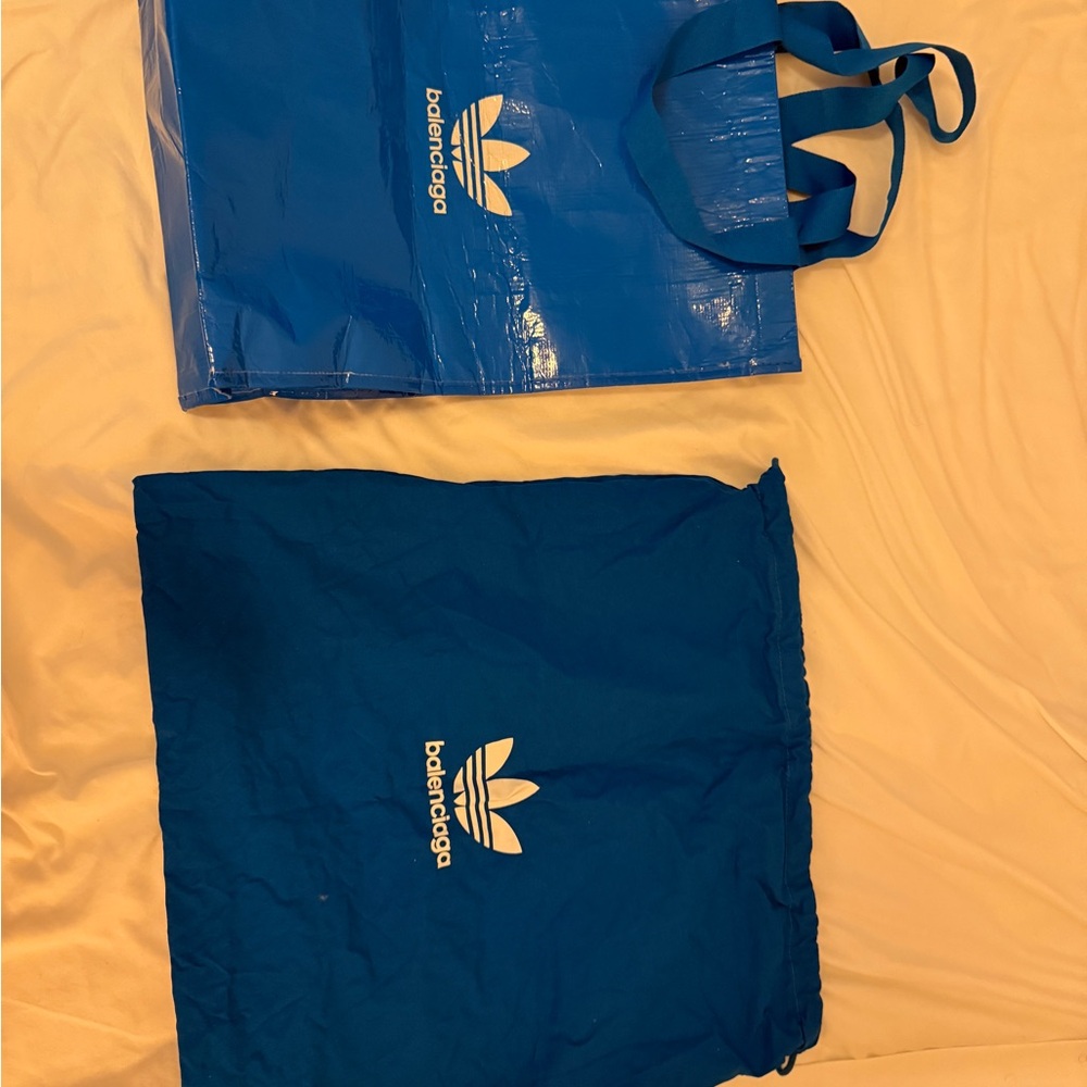 Balenciaga Blue Shopper and Dust Bag